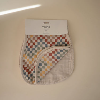 MBC-209, Organic Cotton Muslin Burp Cloth 2-Pack