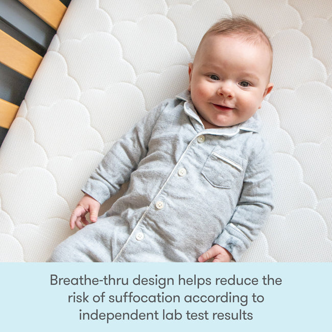 sku-1438401, Newton 2-Stage Baby Crib Mattress | Final Sale in White