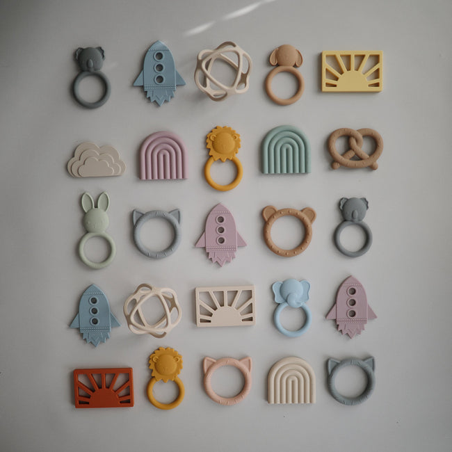 MTT-126, Mushie Animal Ring Teethers | MTT-127, Mushie Animal Ring Teethers | MTT-133, Mushie Animal Ring Teethers | MTT-132, Mushie Animal Ring Teethers
