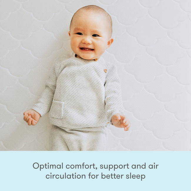 sku-1438401, Newton 2-Stage Baby Crib Mattress | Final Sale in White