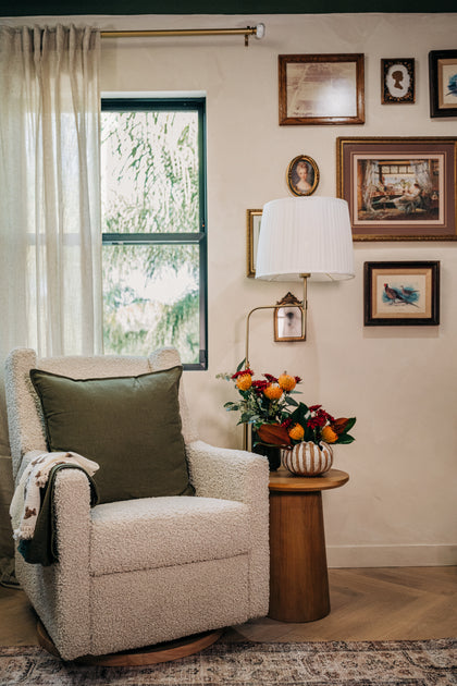 image of Kiwi Recliner in Almond Teddy Loop