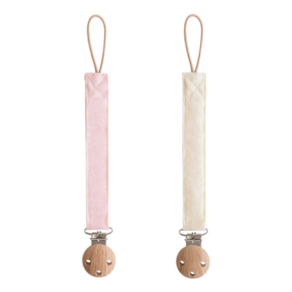 LPC-102, Linen Pacifier Clip 2-Pack