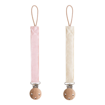 LPC-102, Linen Pacifier Clip 2-Pack