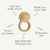 MTT-132, Mushie Animal Ring Teethers
