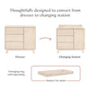 M0219NX,The MDB Family,Universal Removable Changing Tray in Washed Natural