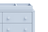 M0619PB,The MDB Family,Universal Wide Removable Changing Tray in Powder Blue