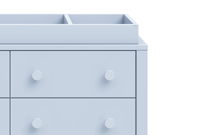 M0619PB,The MDB Family,Universal Wide Removable Changing Tray in Powder Blue
