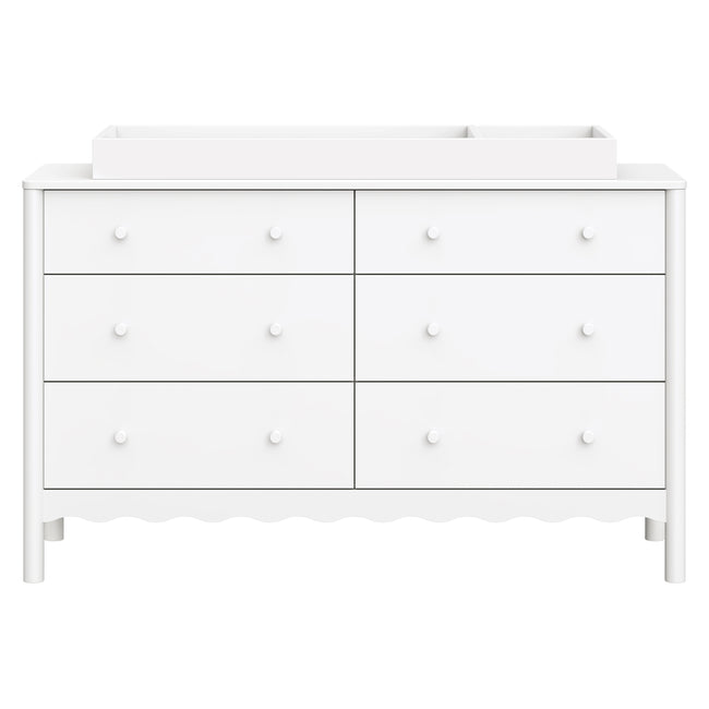 M0619W,The MDB Family,Universal Wide Removable Changing Tray in White Finish