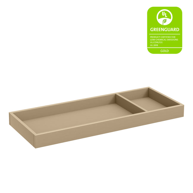 M0619WP,The MDB Family,Universal Wide Removable Changing Tray in Washed Pine