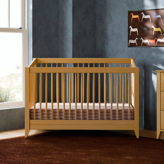 M10301HY,Babyletto,Sprout 4-in-1 Convertible Crib w/Toddler Bed Conversion Kit in Honey
