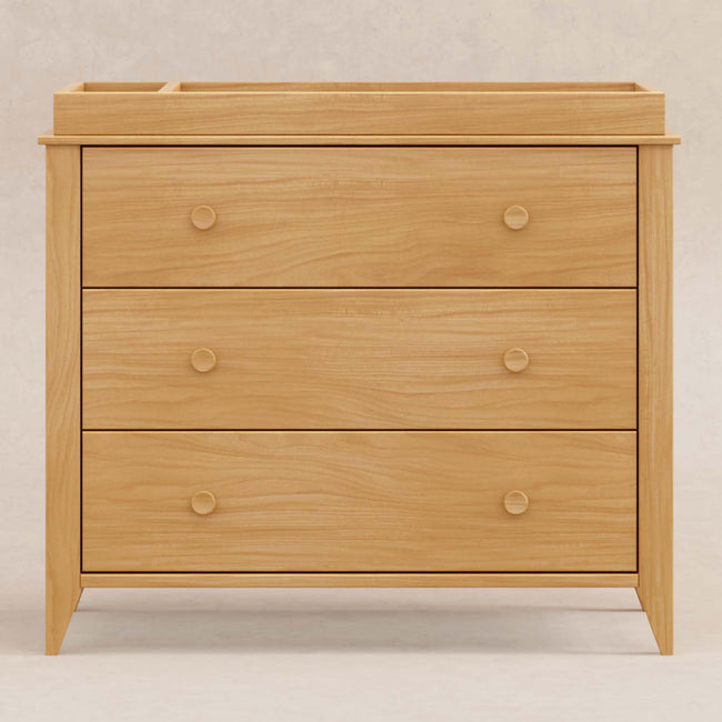 M10323HY,Babyletto,Sprout 3-Drawer Changer Dresser in Honey