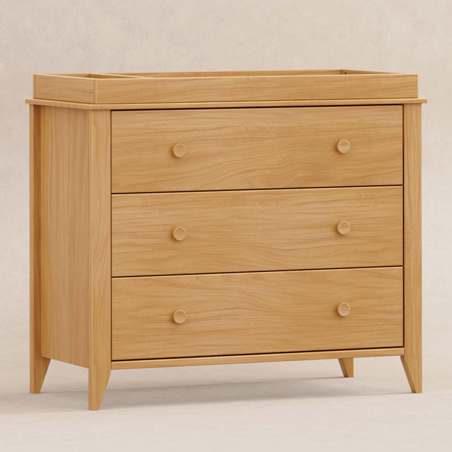 M10323HY,Babyletto,Sprout 3-Drawer Changer Dresser in Honey