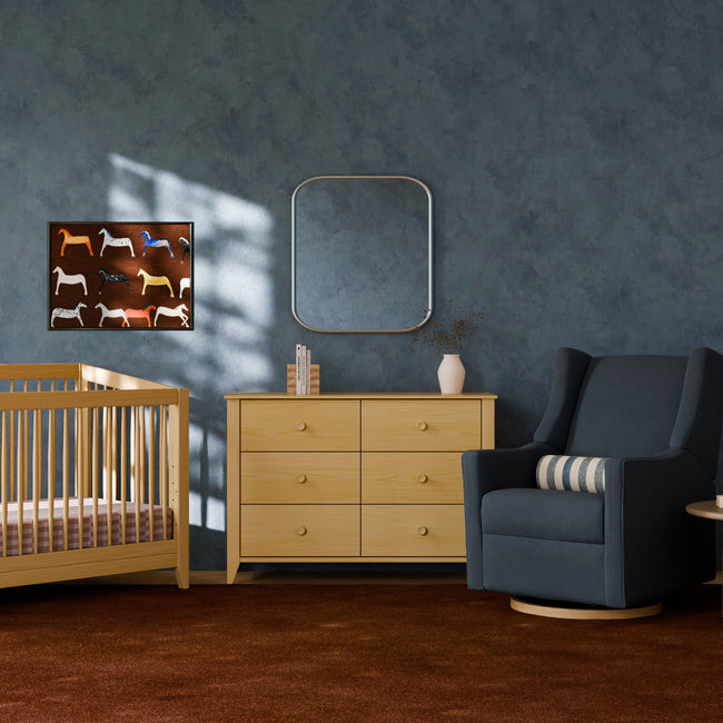 M10326HY,Babyletto,Sprout 6-Drawer Double Dresser in Honey