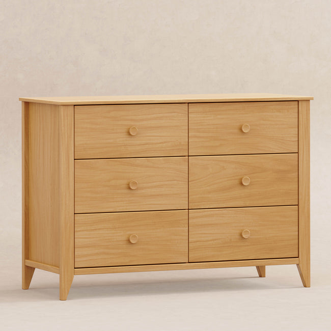 M10326HY,Babyletto,Sprout 6-Drawer Double Dresser in Honey
