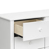 M10326W,Babyletto,Sprout 6-Drawer Double Dresser in White