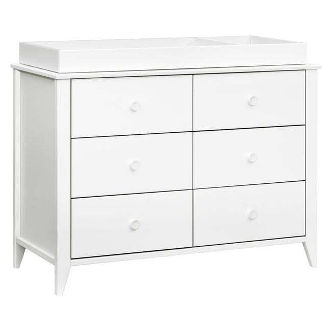 M10326W,Babyletto,Sprout 6-Drawer Double Dresser in White