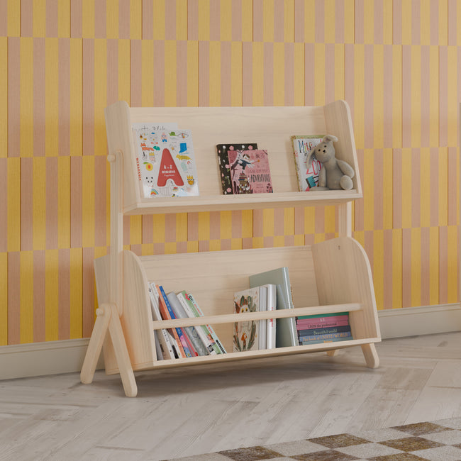 M10611NX,Babyletto Kids,Tally Storage and Bookshelf in Washed Natural