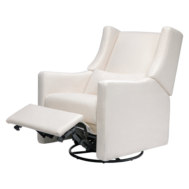 M11277PCMEW,Babyletto,Kiwi Recliner and Swivel Glider in Performance Cream Eco-Weave