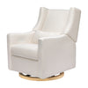 M11277PCMEW,Babyletto,Kiwi Recliner and Swivel Glider in Performance Cream Eco-Weave
