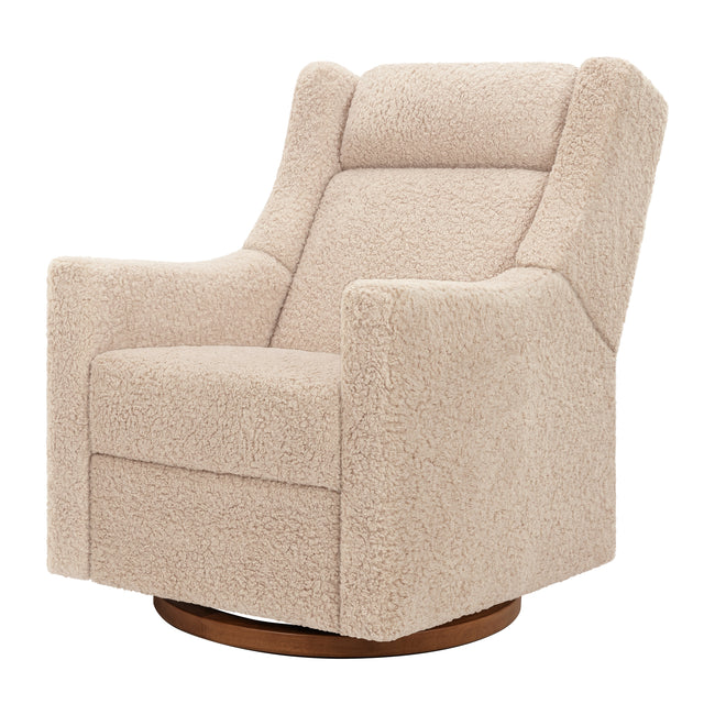 M11283CSG,Babyletto,Kiwi Deluxe Power Glider Recliner w/Heat&Massage in Chai Shearling