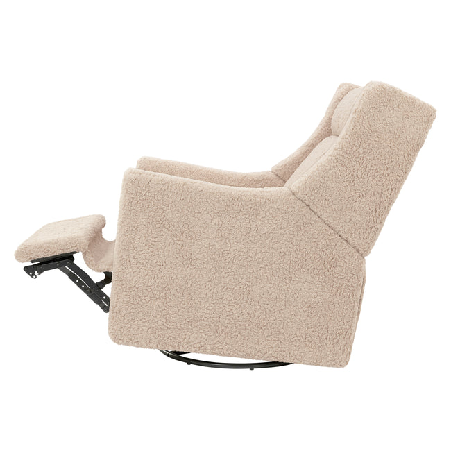 M11283CSG,Babyletto,Kiwi Deluxe Power Glider Recliner w/Heat&Massage in Chai Shearling