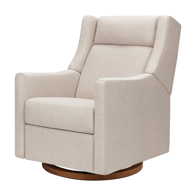 M11283PBEW,Babyletto,Kiwi Deluxe Power Glider Recliner w/Heat&Massage in Performance Beach Eco-Weave