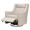 M11283PBEW,Babyletto,Kiwi Deluxe Power Glider Recliner w/Heat&Massage in Performance Beach Eco-Weave