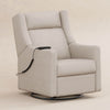 M11283PBEW,Babyletto,Kiwi Deluxe Power Glider Recliner w/Heat&Massage in Performance Beach Eco-Weave