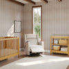 M11283PCMEW,Babyletto,Kiwi Deluxe Power Glider Recliner w/Heat&Massage in Performance Cream Eco-Weave