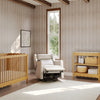 M11283PCMEW,Babyletto,Kiwi Deluxe Power Glider Recliner w/Heat&Massage in Performance Cream Eco-Weave