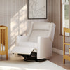 M11283PCMEW,Babyletto,Kiwi Deluxe Power Glider Recliner w/Heat&Massage in Performance Cream Eco-Weave
