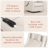 M11283PCMEW,Babyletto,Kiwi Deluxe Power Glider Recliner w/Heat&Massage in Performance Cream Eco-Weave