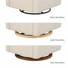 M11286AT,Babyletto,Kiwi Plus Power Glider Recliner w/ Power Headrest in Almond Teddy Loop