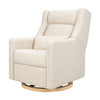 M11286AT,Babyletto,Kiwi Plus Power Glider Recliner w/ Power Headrest in Almond Teddy Loop