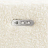 M11286CMSG,Babyletto,Kiwi Plus Power Glider Recliner w/ Power Headrest in Cream Shearling