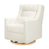 M11286CMSG,Babyletto,Kiwi Plus Power Glider Recliner w/ Power Headrest in Cream Shearling