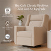 M11286CSG,Babyletto,Kiwi Plus Power Glider Recliner w/ Power Headrest in Chai Shearling