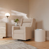 M11286CSG,Babyletto,Kiwi Plus Power Glider Recliner w/ Power Headrest in Chai Shearling