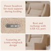 M11286CSG,Babyletto,Kiwi Plus Power Glider Recliner w/ Power Headrest in Chai Shearling