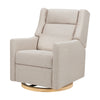 M11286PBEW,Babyletto,Kiwi Plus Power Glider Recliner w/ Power Headrest in Performance Beach Eco-Weave