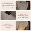 M11286PBEW,Babyletto,Kiwi Plus Power Glider Recliner w/ Power Headrest in Performance Beach Eco-Weave