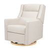 M11286PCMEW,Babyletto,Kiwi Plus Power Glider Recliner w/ Power Headrest in Performance Cream Eco-Weave