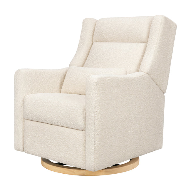 M11286PWB,Babyletto,Kiwi Plus Power Glider Recliner w/ Power Headrest in Performance Ivory Boucle