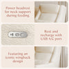 M11286PWB,Babyletto,Kiwi Plus Power Glider Recliner w/ Power Headrest in Performance Ivory Boucle