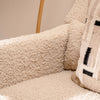 M11288ATLB,Babyletto,Kiwi Glider Recliner w/ Electronic Control and USB in Almond Teddy Loop w/ Light Wood Base
