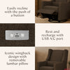 M11288PCB,Babyletto,Kiwi Glider Recliner w/ Electronic Control and USB in Performance Cocoa Boucle
