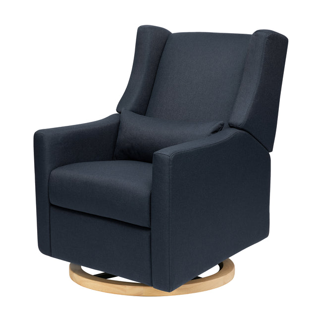 M11288PVET,Babyletto,Kiwi Glider Recliner w/ Electronic Control and USB in Performance Navy Eco-Twill