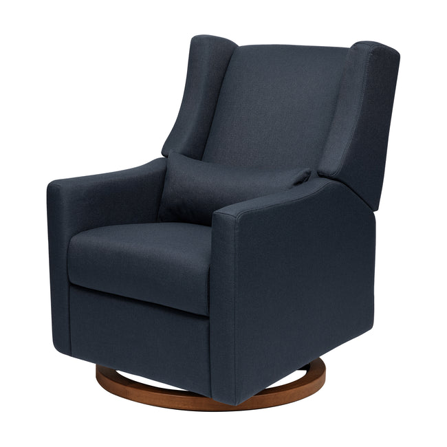 M11288PVET,Babyletto,Kiwi Glider Recliner w/ Electronic Control and USB in Performance Navy Eco-Twill