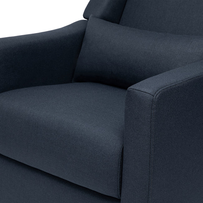 M11288PVET,Babyletto,Kiwi Glider Recliner w/ Electronic Control and USB in Performance Navy Eco-Twill