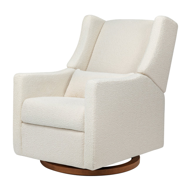 M11288WBG,Babyletto,Kiwi Glider Recliner w/ Electronic Control and USB in Ivory Boucle w/Gold Base